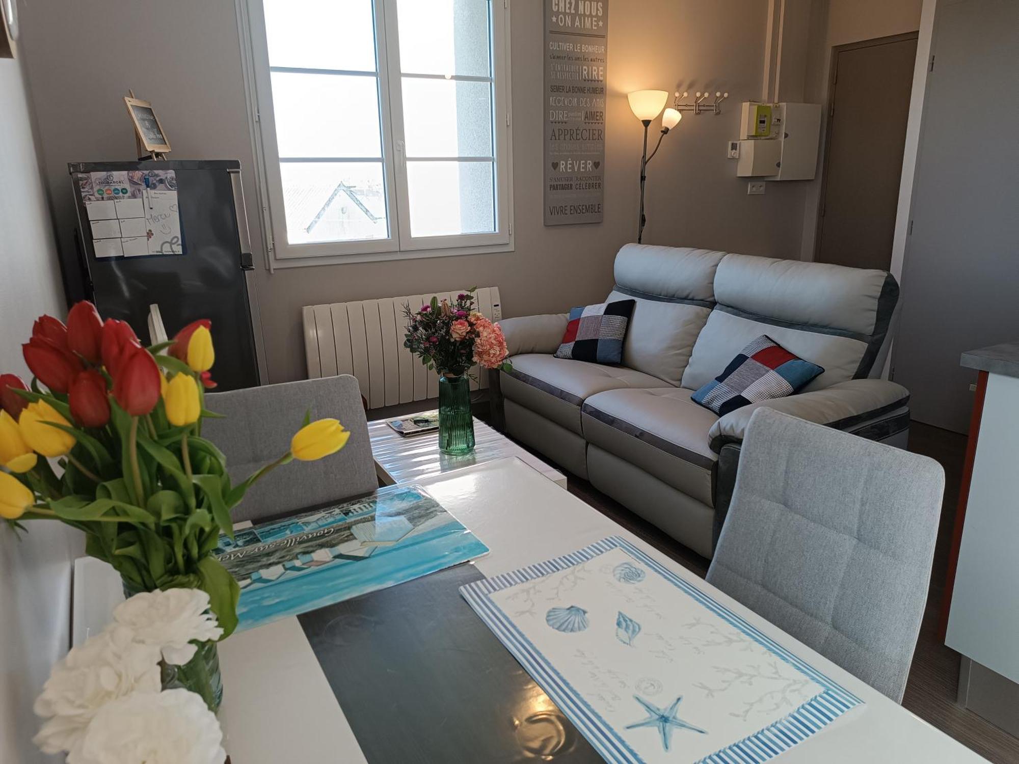 Appartement Cosy Proche Mer Gouville-sur-Mer Eksteriør bilde
